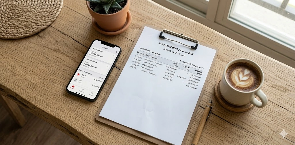 FAB Bank Statement Online