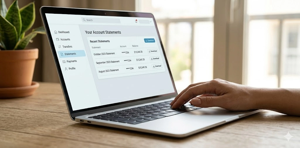 FAB Bank Statement via Online Banking