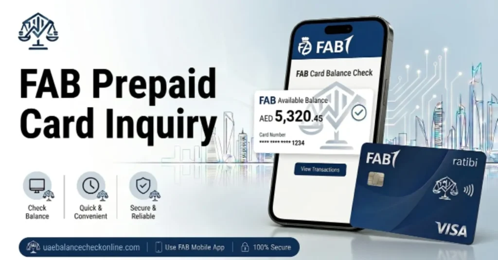 FAB Prepaid Card Inquiry